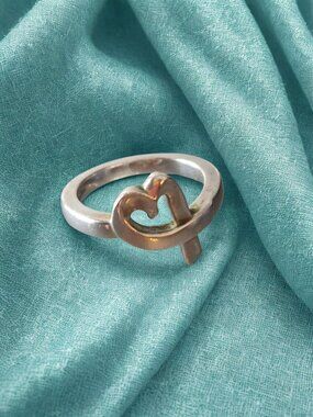 Tiffany & Co. Paloma Picasso Loving Heart Ring – Sterling Silver | Size 8